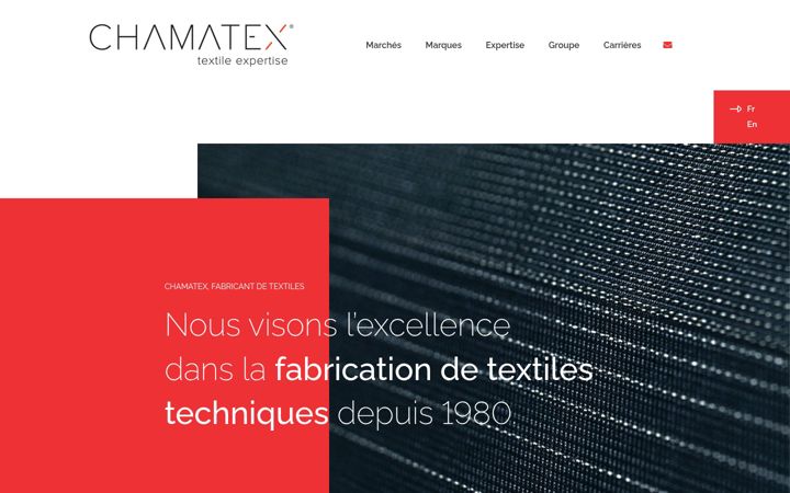 Captură de ecran a chamatex.net