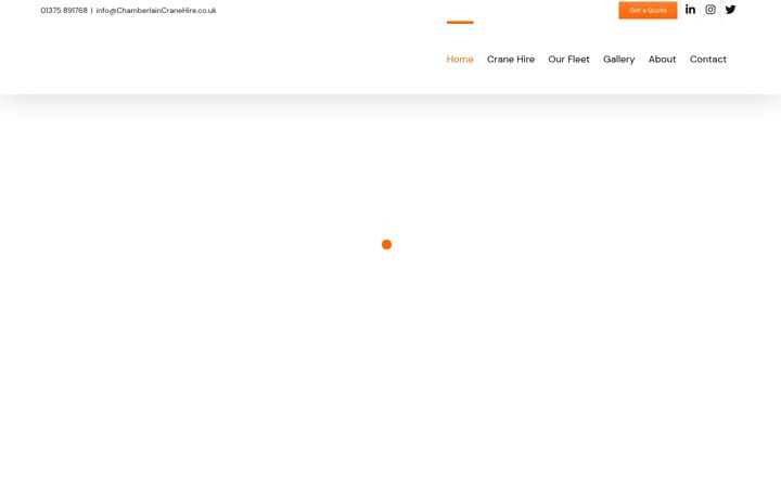 Screenshot von chamberlaincranehire.co.uk