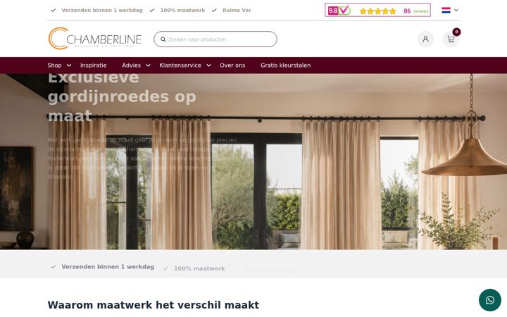 Ekraanipilt saidist chamberline.nl