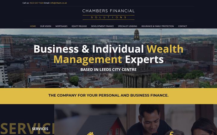 Screenshot von chambersfinancialsolutions.co.uk