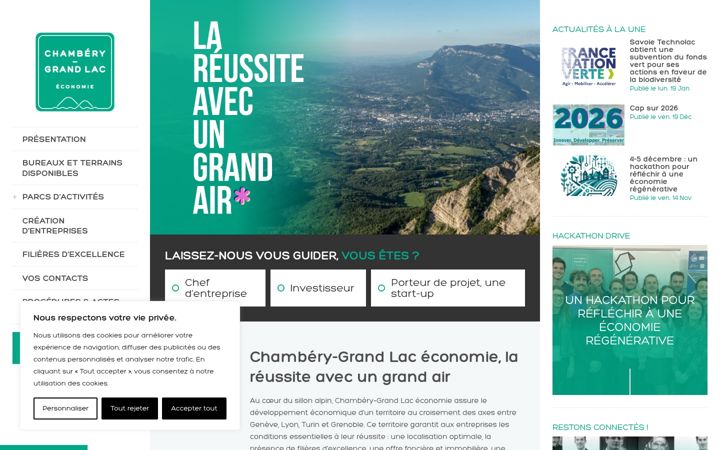 Posnetek zaslona chambery-grandlac.fr