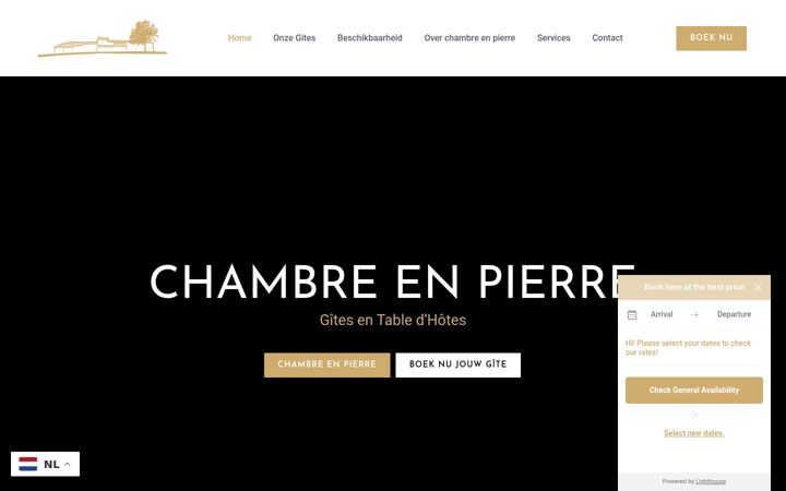 Skærmbillede af chambre-en-pierre.eu