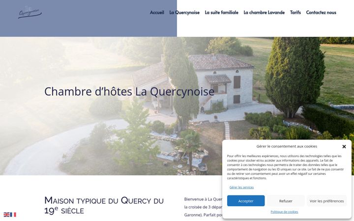 Screenshot of chambredhotes-laquercynoise.com