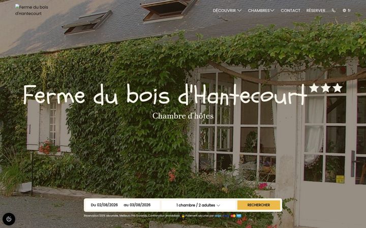 Screenshot of chambres-hotes-baie-de-somme.com