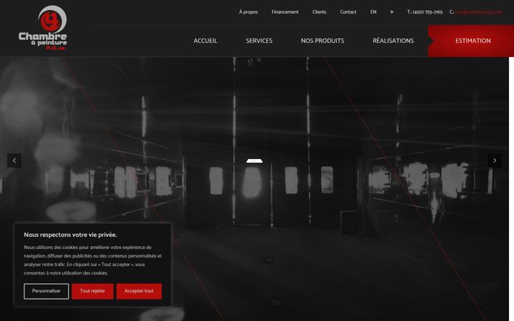Screenshot of chambresag.com