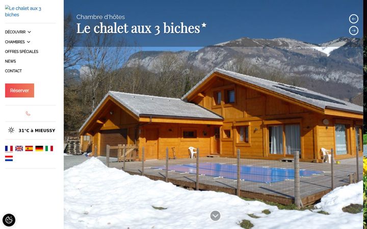 Skjermbilde av chambresdhotes-aux3biches.fr