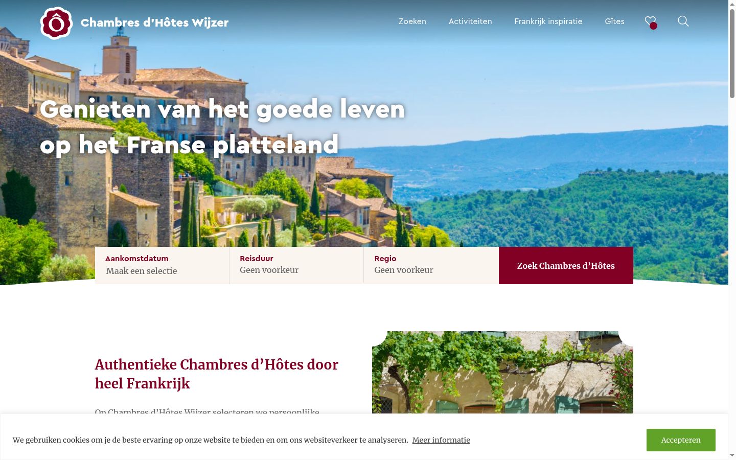 Screenshot tal-banner tal-kunsens muri qabel kwalunkwe interazzjoni
