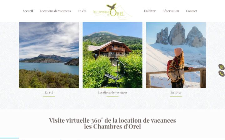 Skjermbilde av chambresdorel.fr
