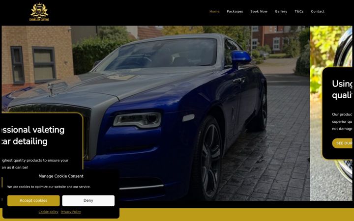 Screenshot von chameleoncustoms.co.uk