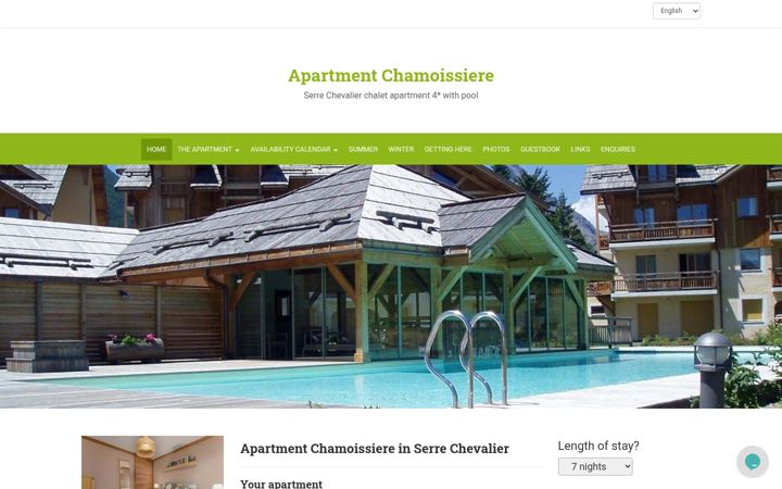 Screenshot von chamoissiere.co.uk