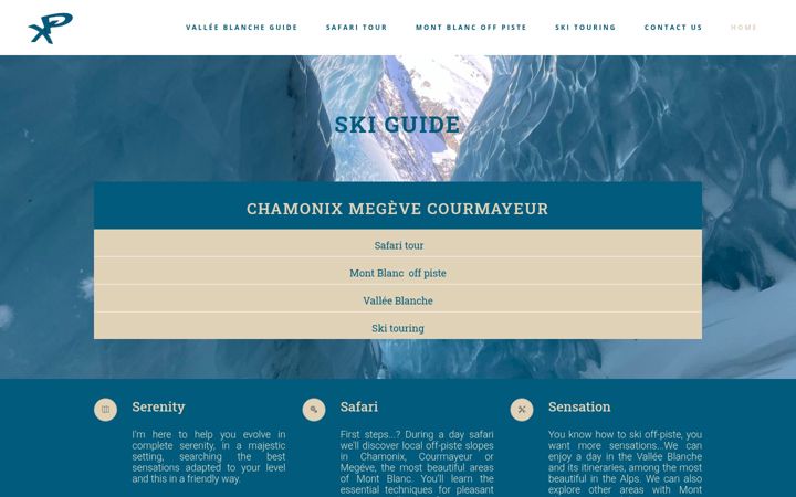 Screenshot of chamonix-ski-guiding.com