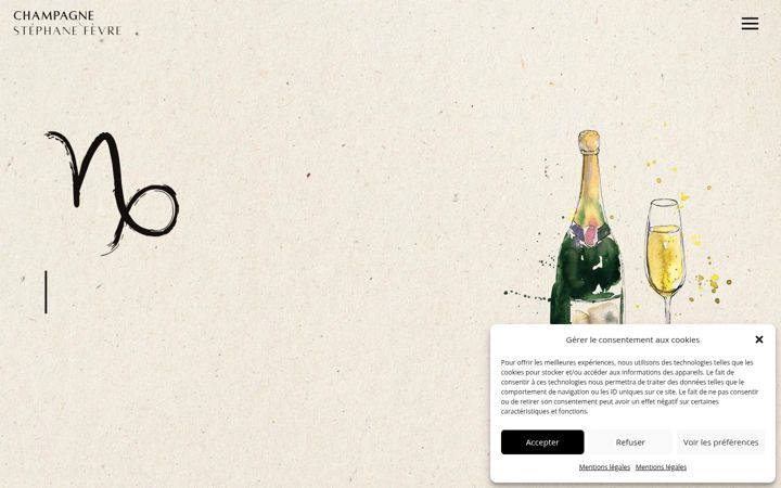 Skjermbilde av champagne-fevre.fr