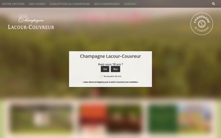 Skjermbilde av champagne-lacour-couvreur.fr