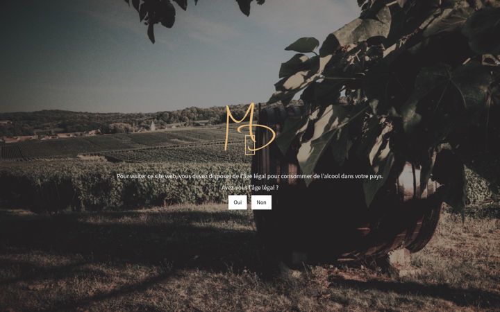 Screenshot of champagne-mourey-dumangin.com