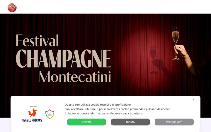 Screenshot of champagnepertutti.it