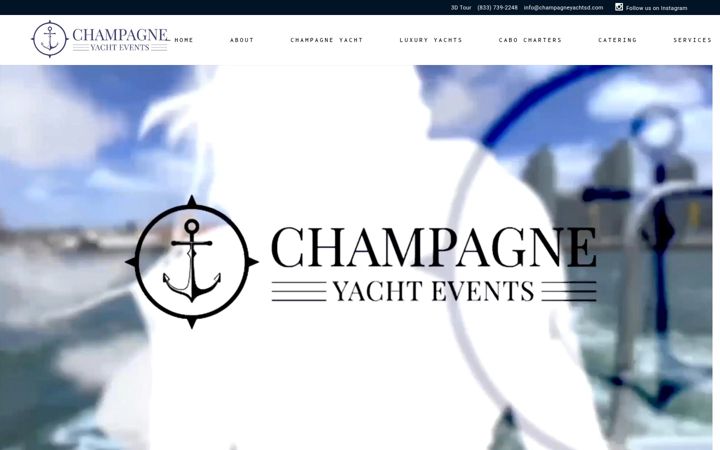 Screenshot of champagneyachtsd.com