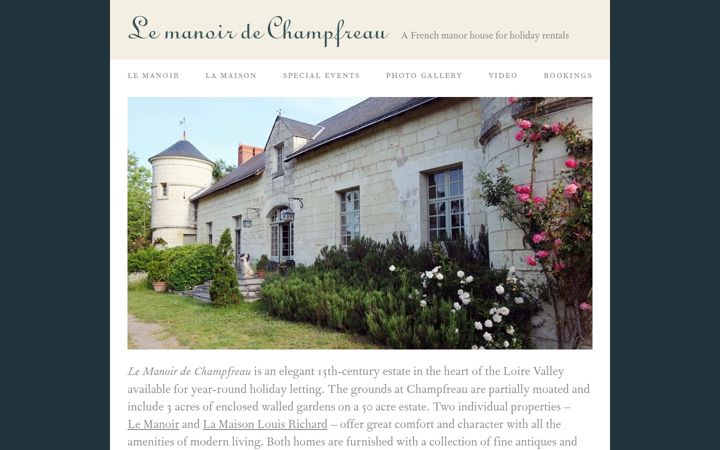 Screenshot of champfreau.com