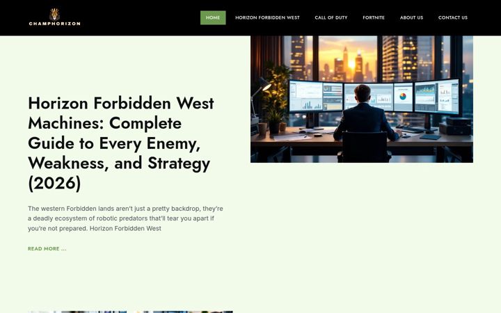 Screenshot of champhorizon.com