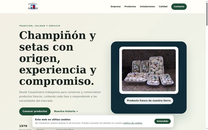 Screenshot of champicasa.com