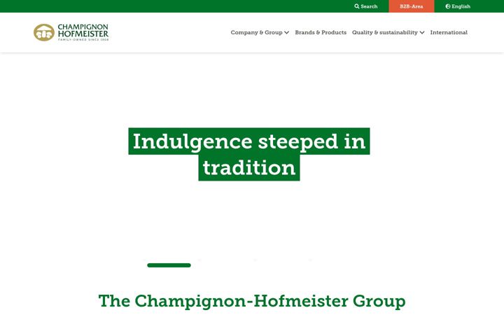 Screenshot of champignon.de
