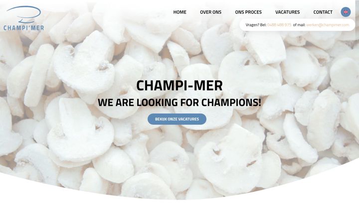 Ekraanipilt saidist champimer.nl