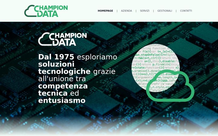 Zrzut ekranu championdata.it