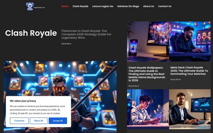 Screenshot of championgamerslab.com