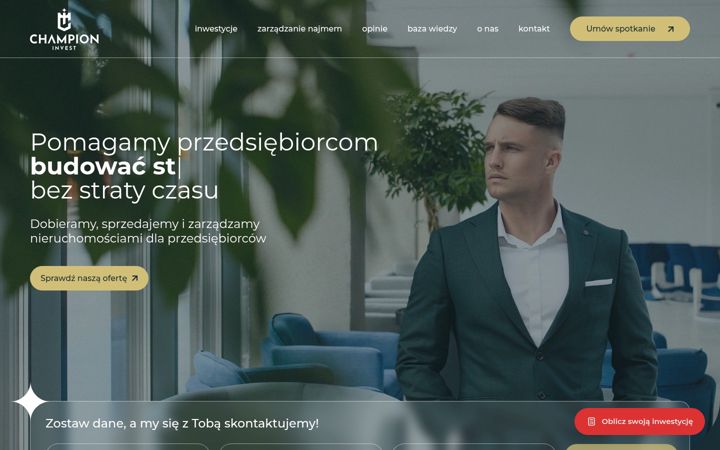 Screenshot ta' championinvest.pl