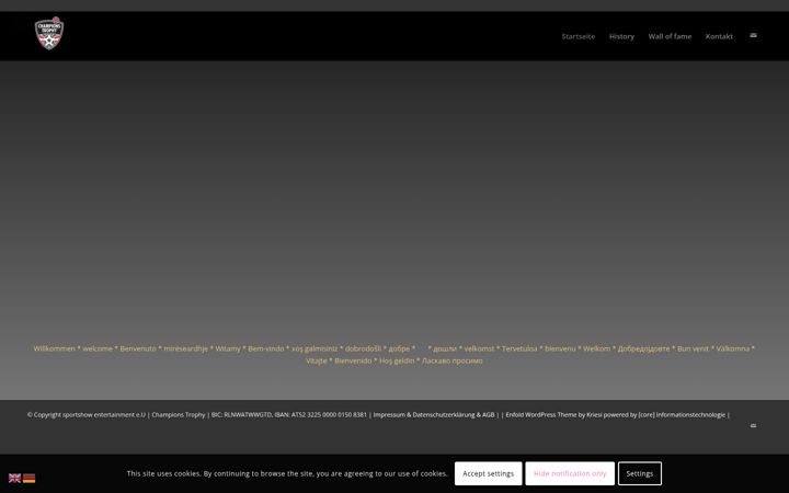 Screenshot of champions-trophy.com