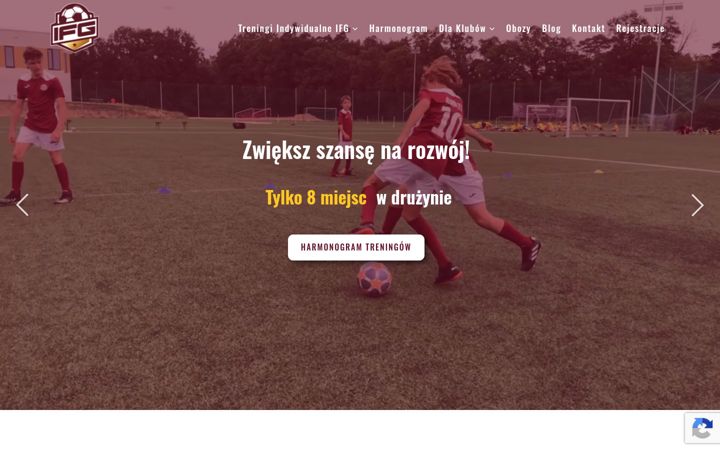 Screenshot ta' championscamp.pl