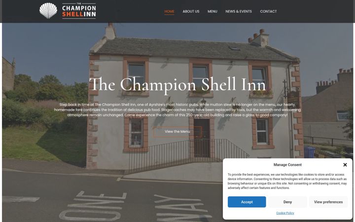 Screenshot von championshellinn.co.uk