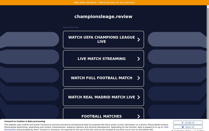 Screenshot of championsleage.review