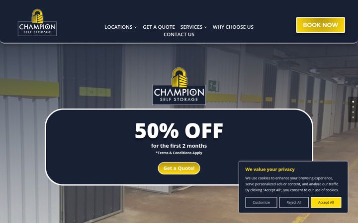 Screenshot von championstorage-wirral.co.uk