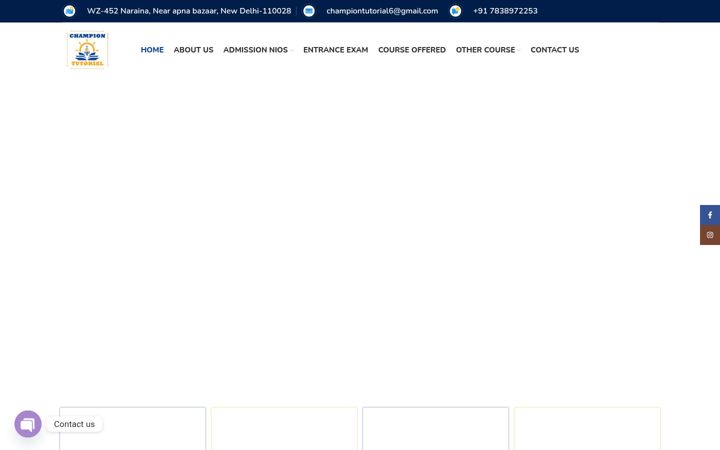 Screenshot of championtutorials.com