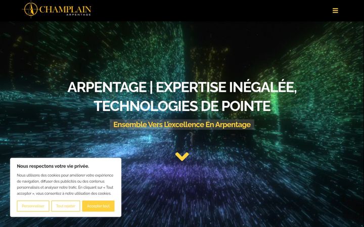 Captura de pantalla de champlaininc.ca