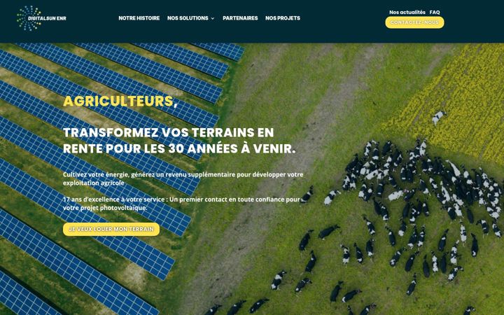 Screenshot of champs-solaires.com