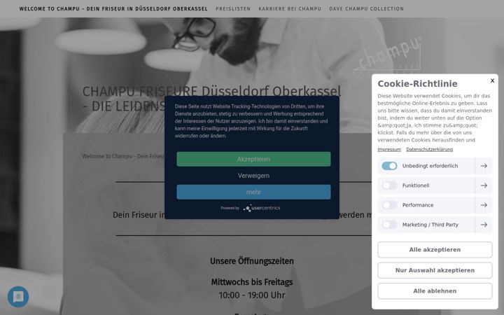 Screenshot of champu-friseure.com