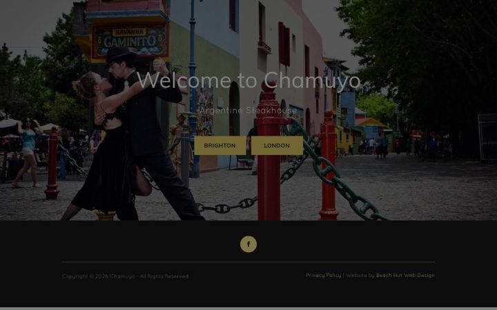 Screenshot von chamuyo.co.uk