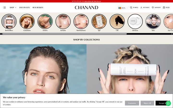 Screenshot of chanand.com