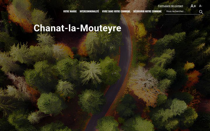 Skjámynd af chanatlamouteyre.fr