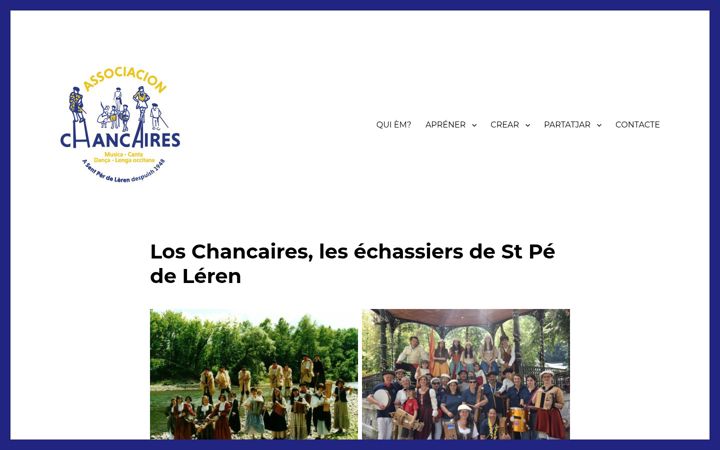 Screenshot of chancaires.com