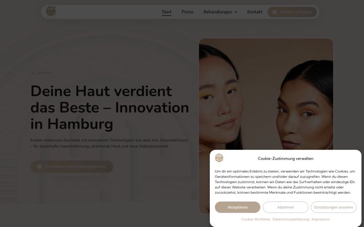 Screenshot of chance-hamburg.com