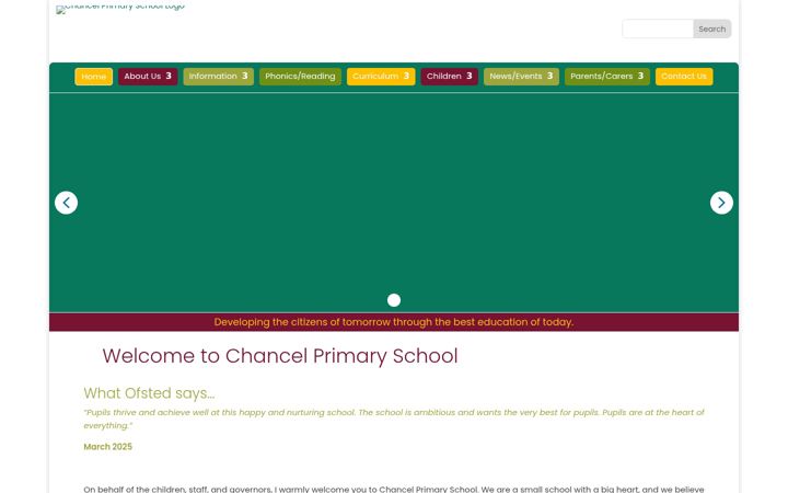 Screenshot von chancelprimary.co.uk