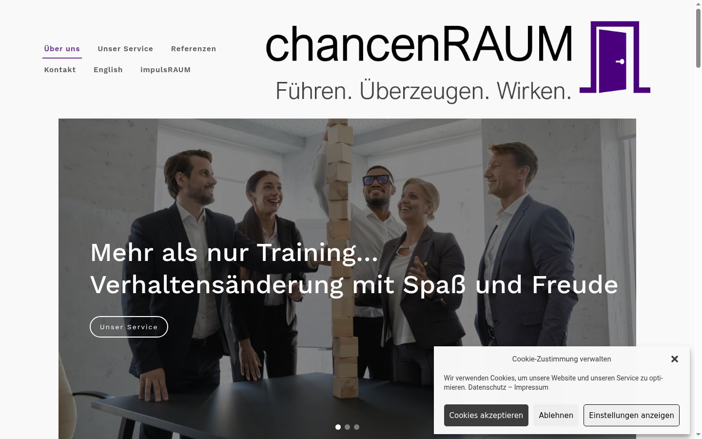 Screenshot tal-banner tal-kunsens muri qabel kwalunkwe interazzjoni