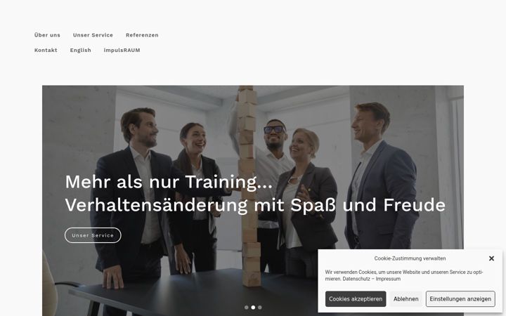 Screenshot of chancenraum.com