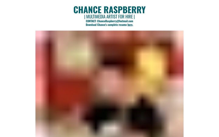 Screenshot of chanceraspberry.com