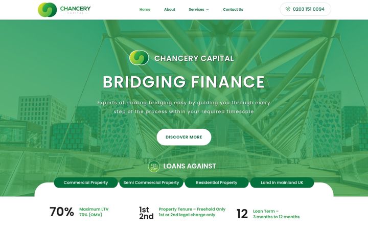 Screenshot von chancery-capital.co.uk