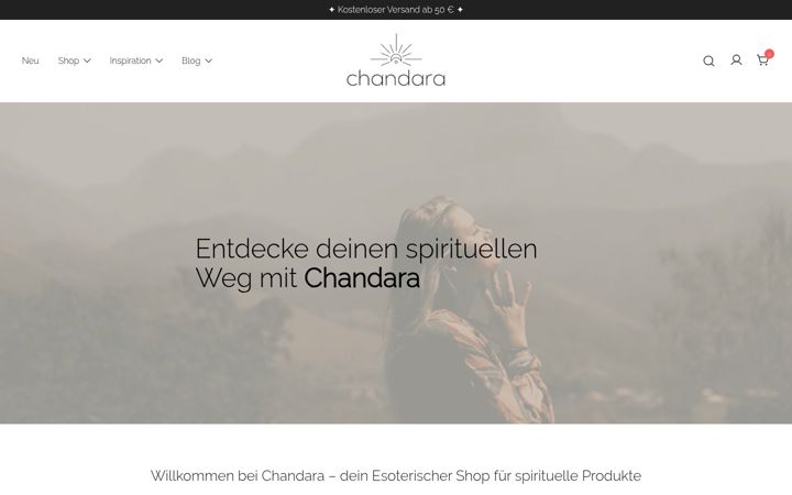 Screenshot of chandara-shop.com