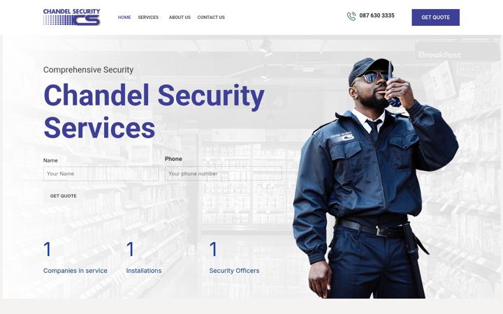 Képernyőkép: chandel.co.za