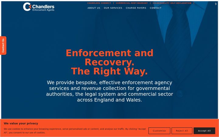Screenshot von chandlers.ltd.uk